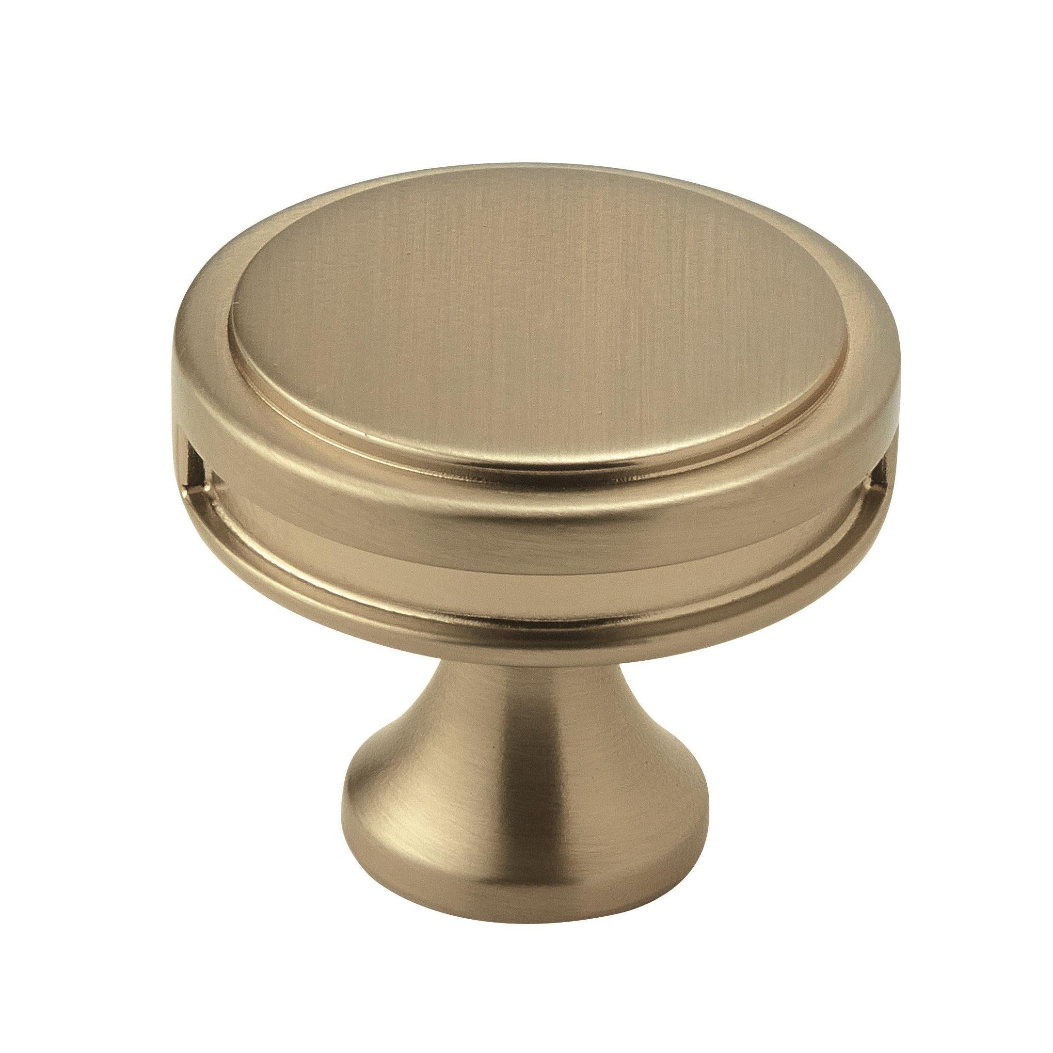 Oberon 13/8 inch (35mm) Diameter Golden Champagne Cabinet Knob