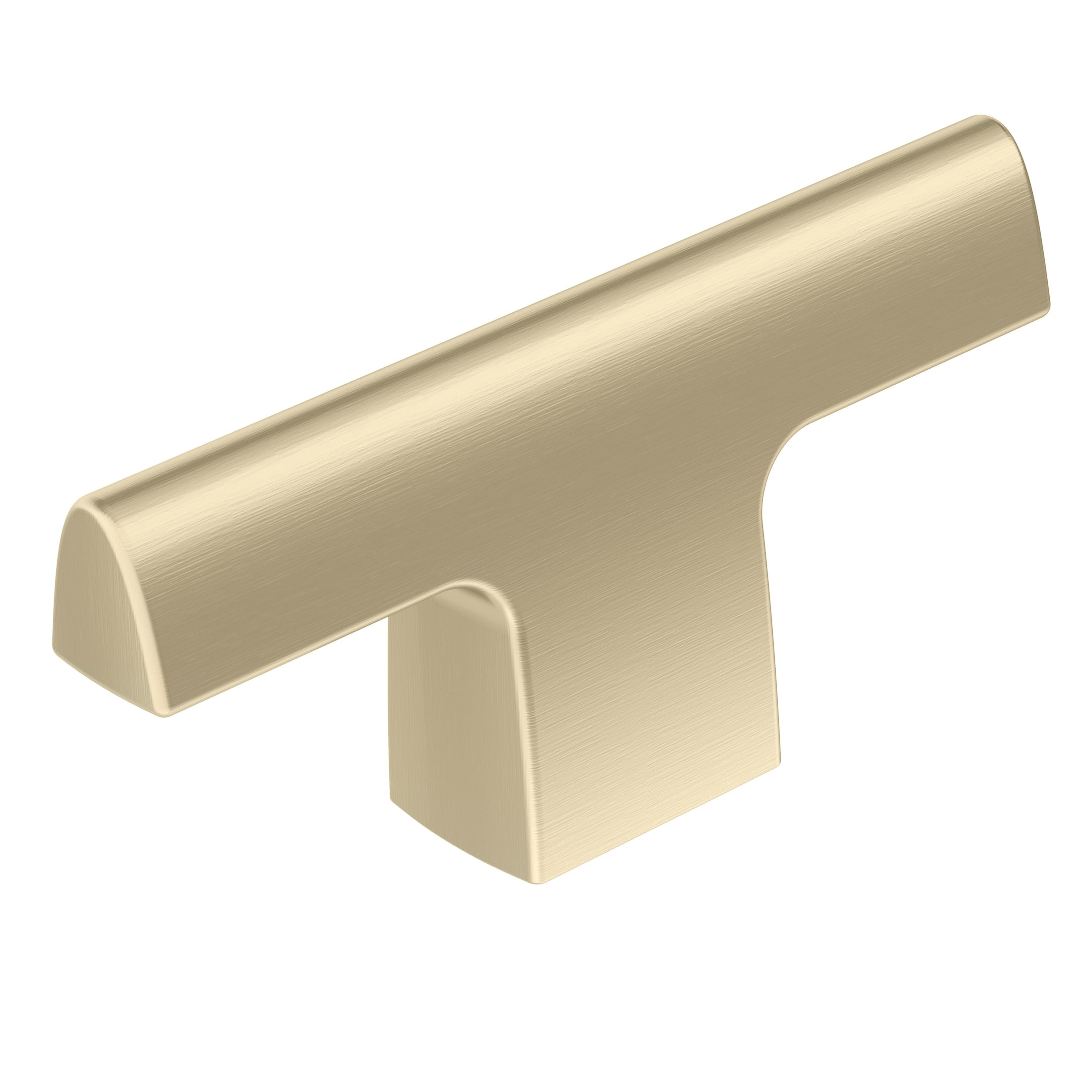 Riva 21/2 inch (64mm) Length Golden Champagne Cabinet Knob