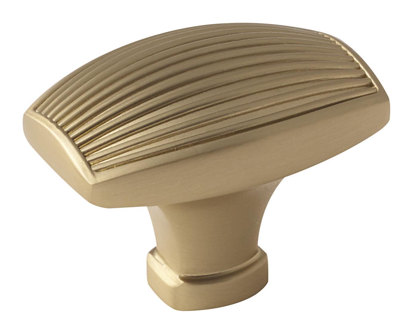 Sea Grass 11/2 inch (38mm) Length Golden Champagne Cabinet Knob