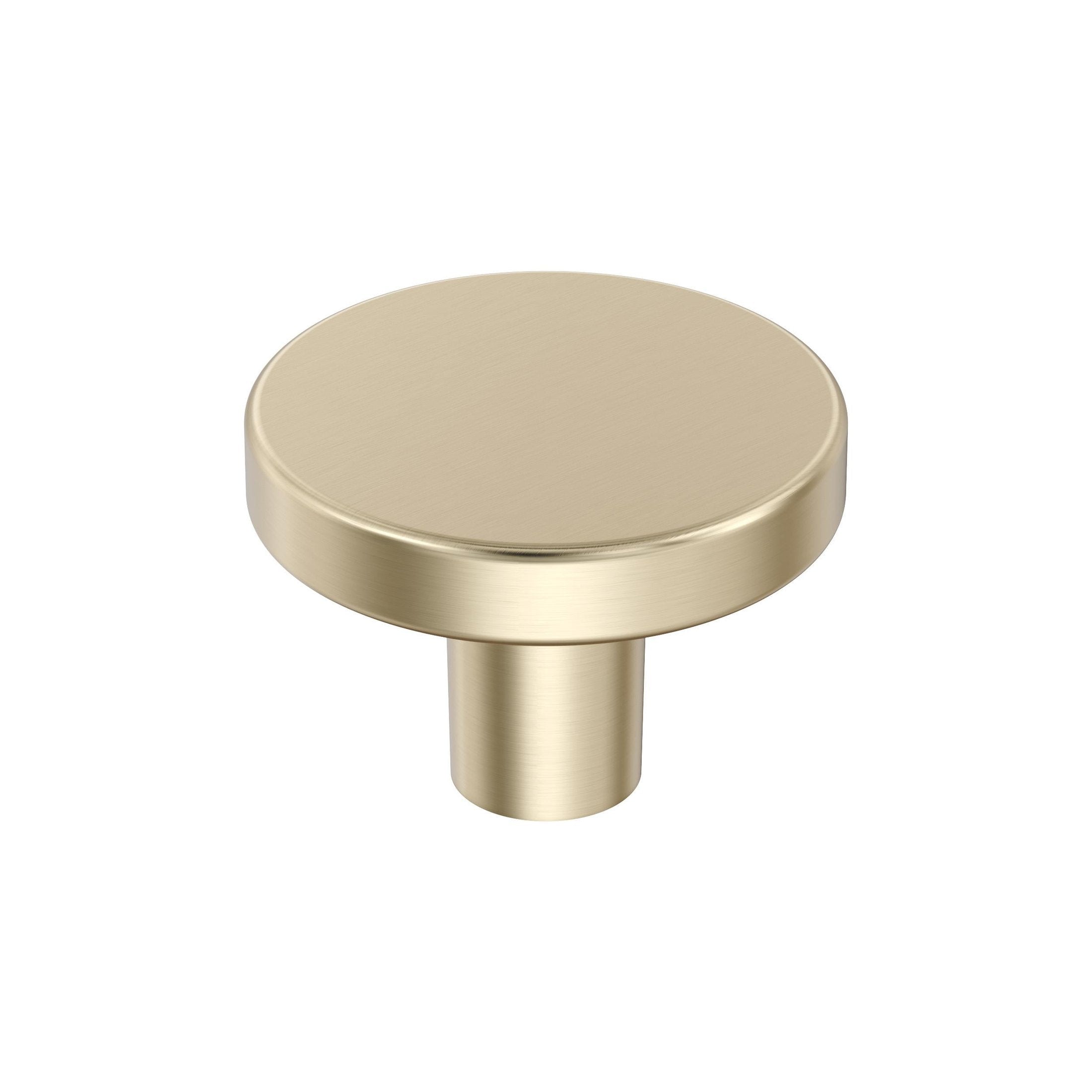 Versa 13/8 inch (35mm) Diameter Golden Champagne Cabinet Knob