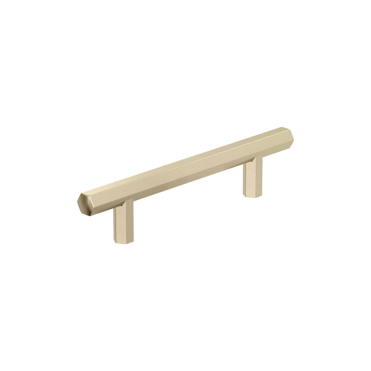 Caliber 33/4 inch (96mm) CentertoCenter Golden Champagne Cabinet Pull