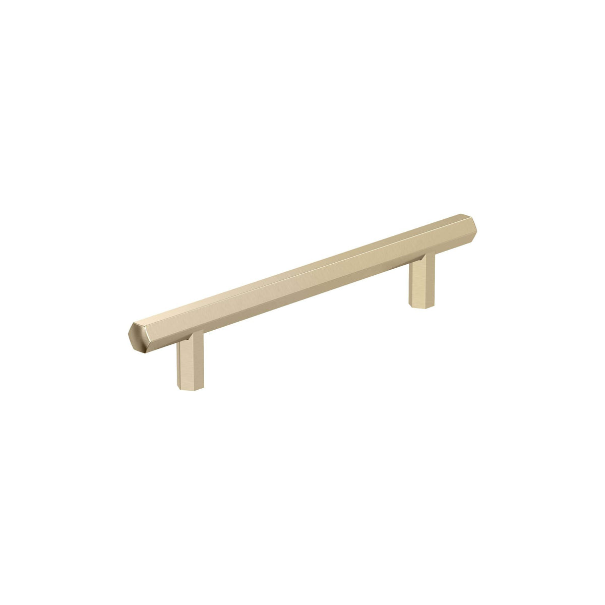 Caliber 51/16 inch (128mm) CentertoCenter Golden Champagne Cabinet Pull