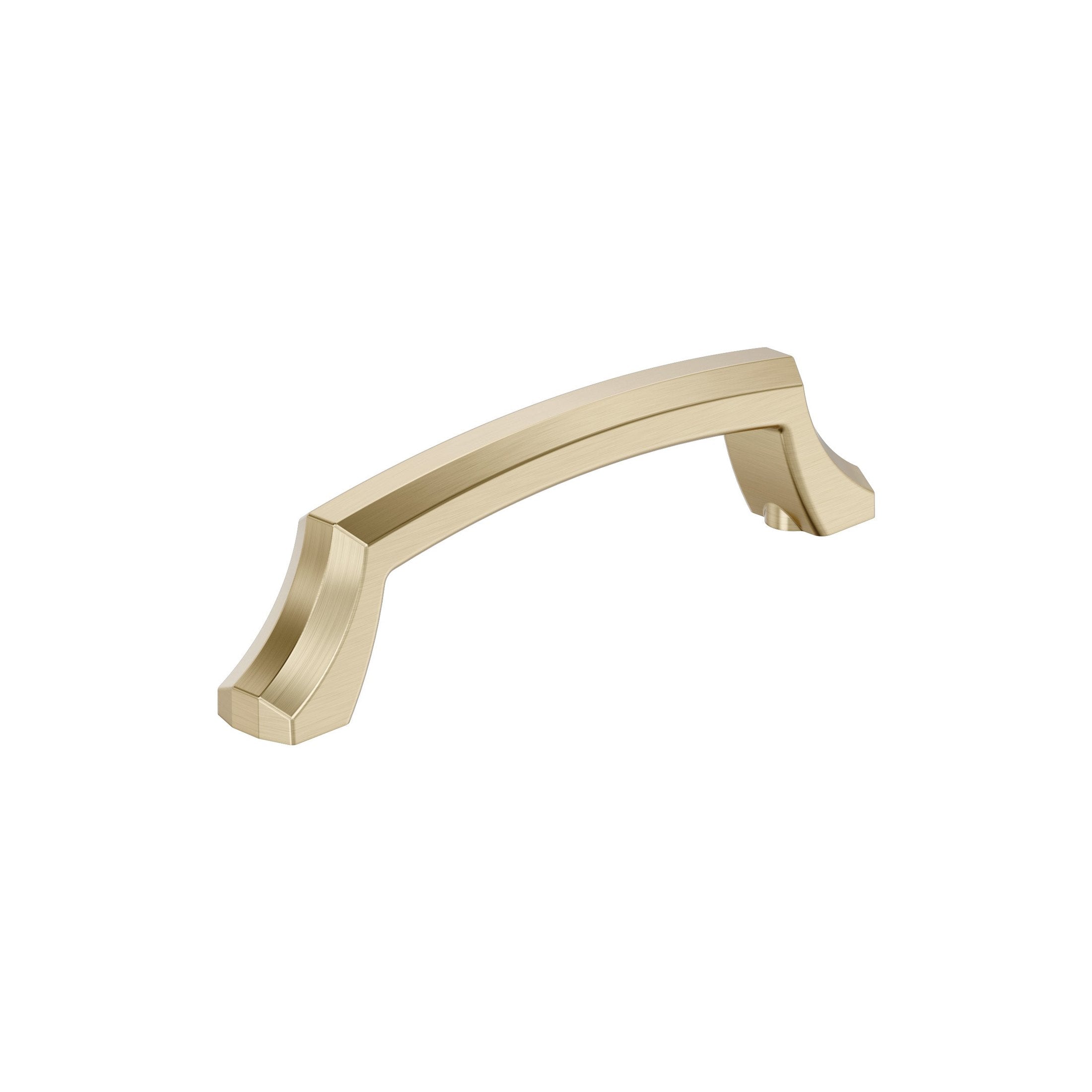 Bellamy 33/4 inch (96mm) CentertoCenter Golden Champagne Cabinet Pull