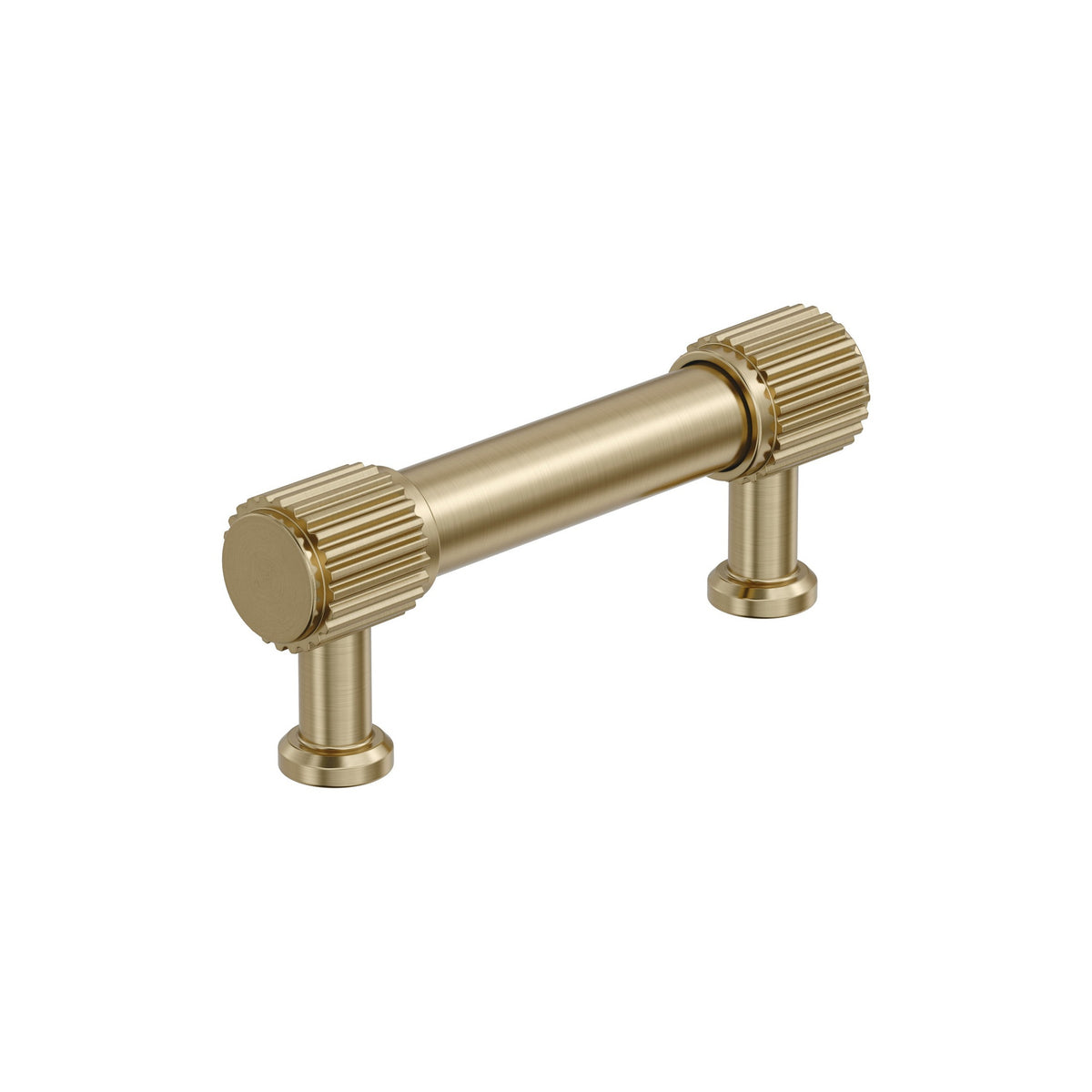 Farewind 3 inch (76mm) CentertoCenter Golden Champagne Cabinet Pull
