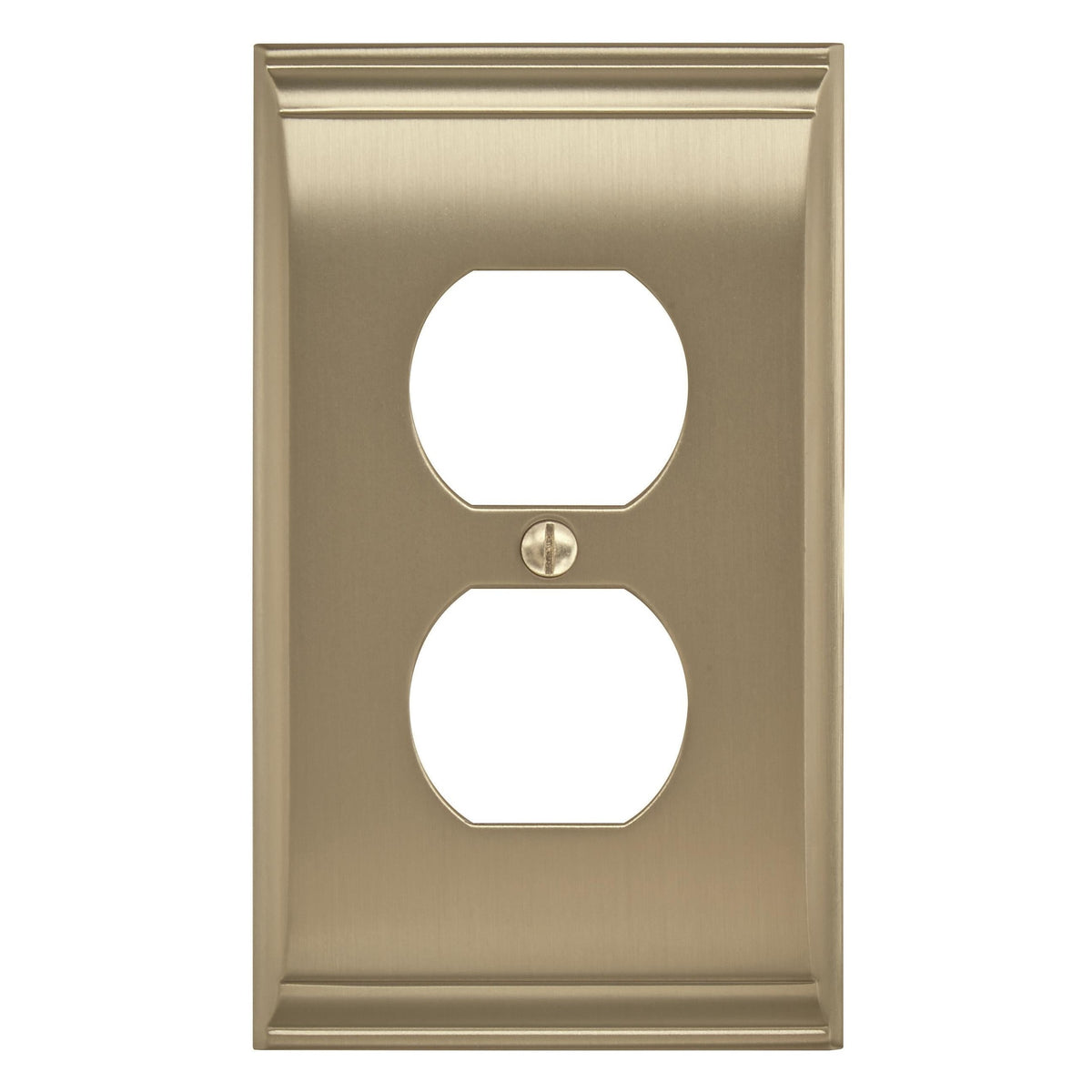 Candler 1 Gang Golden Champagne Wall Plate