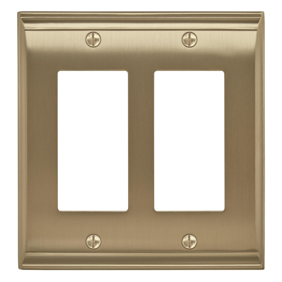 Candler 2 Rocker Golden Champagne Wall Plate