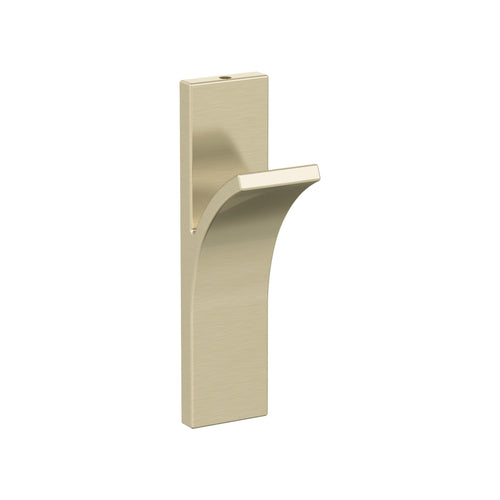 Apex Single Prong Golden Champagne Decorative Wall Hook
