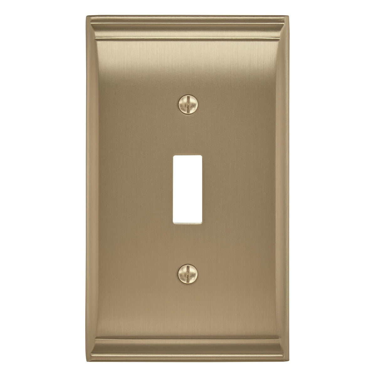 Candler 1 Toggle Golden Champagne Wall Plate