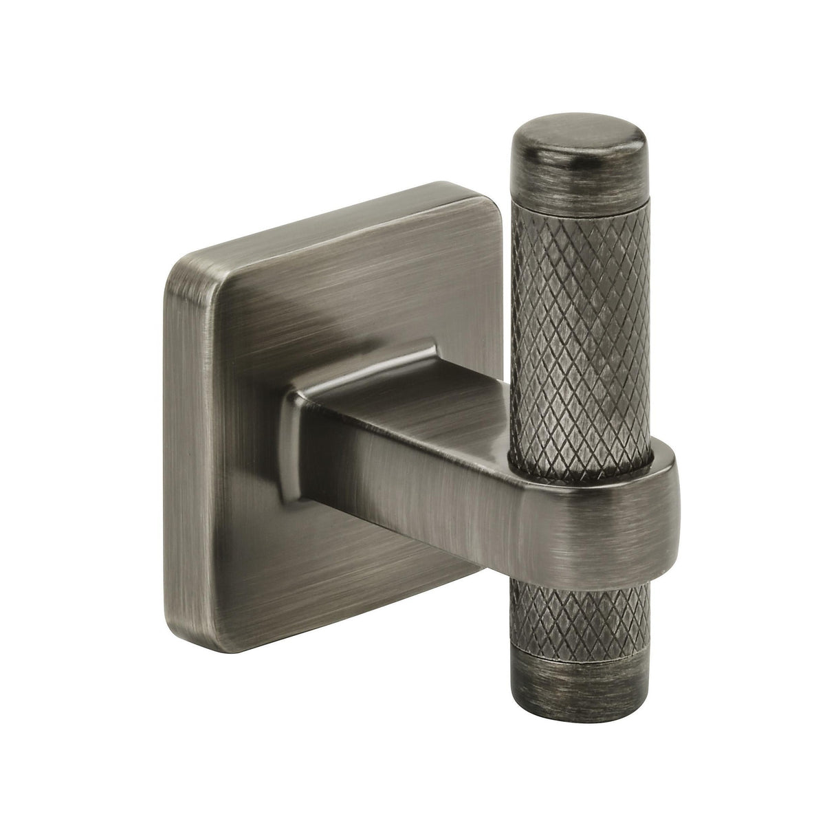 Bronx Contemporary Single Prong Gunmetal Wall Hook