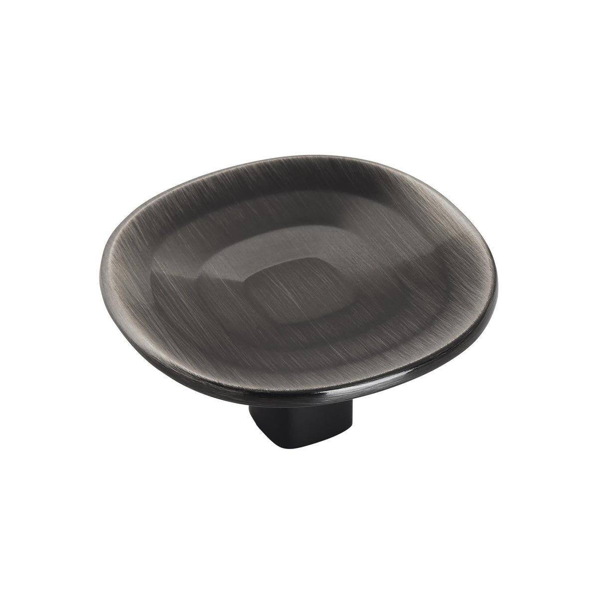 Concentric 19/16 inch (40mm) Diameter Gunmetal Cabinet Knob