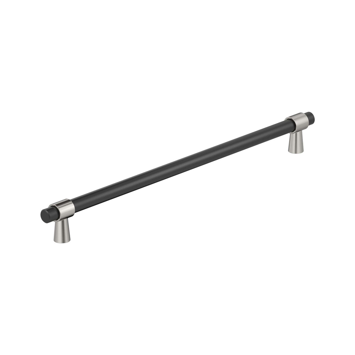 Mergence 18 inch (457mm) CentertoCenter Matte Black/Polished Nickel Appliance Pull