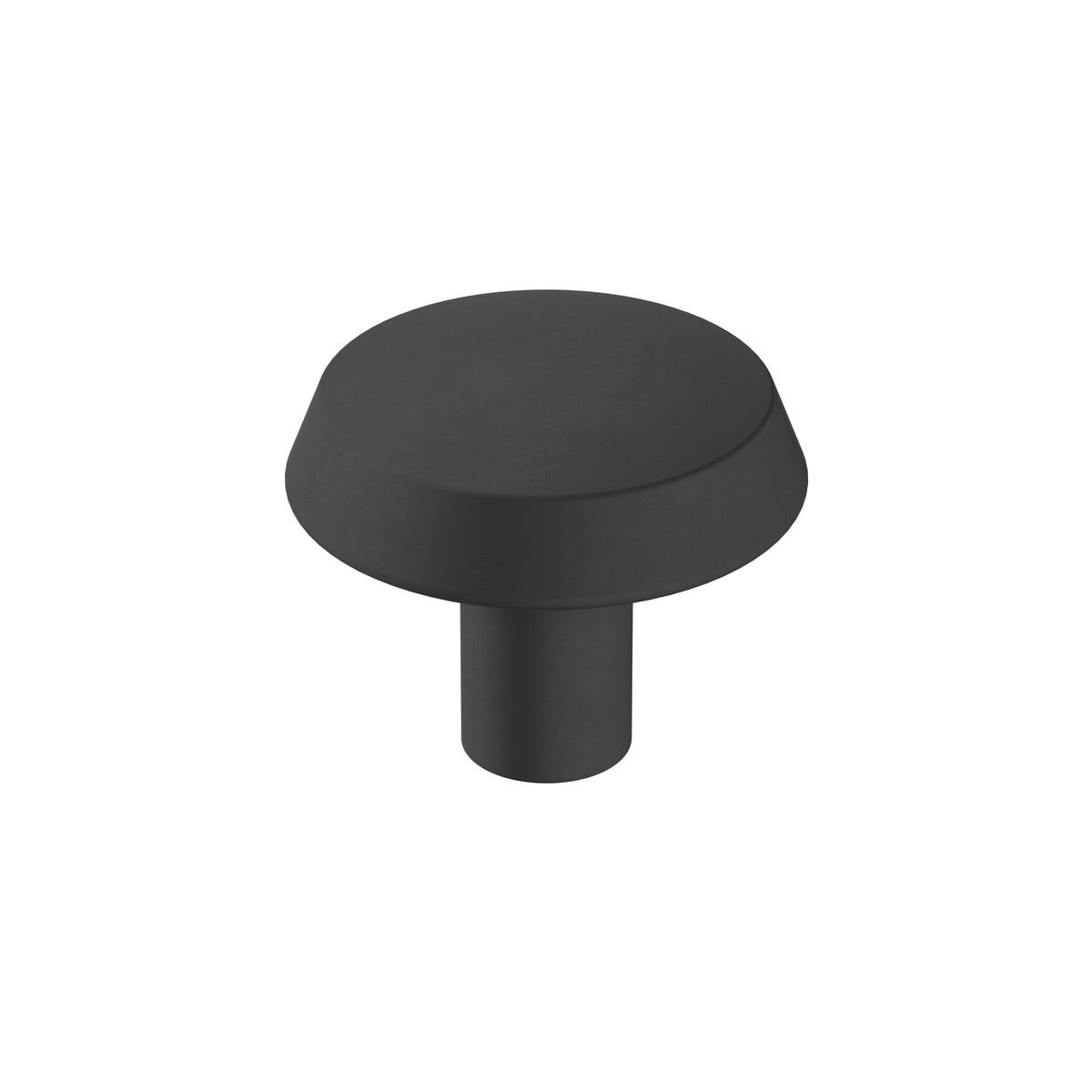 Premise 11/4 inch (32mm) Diameter Matte Black Cabinet Knob
