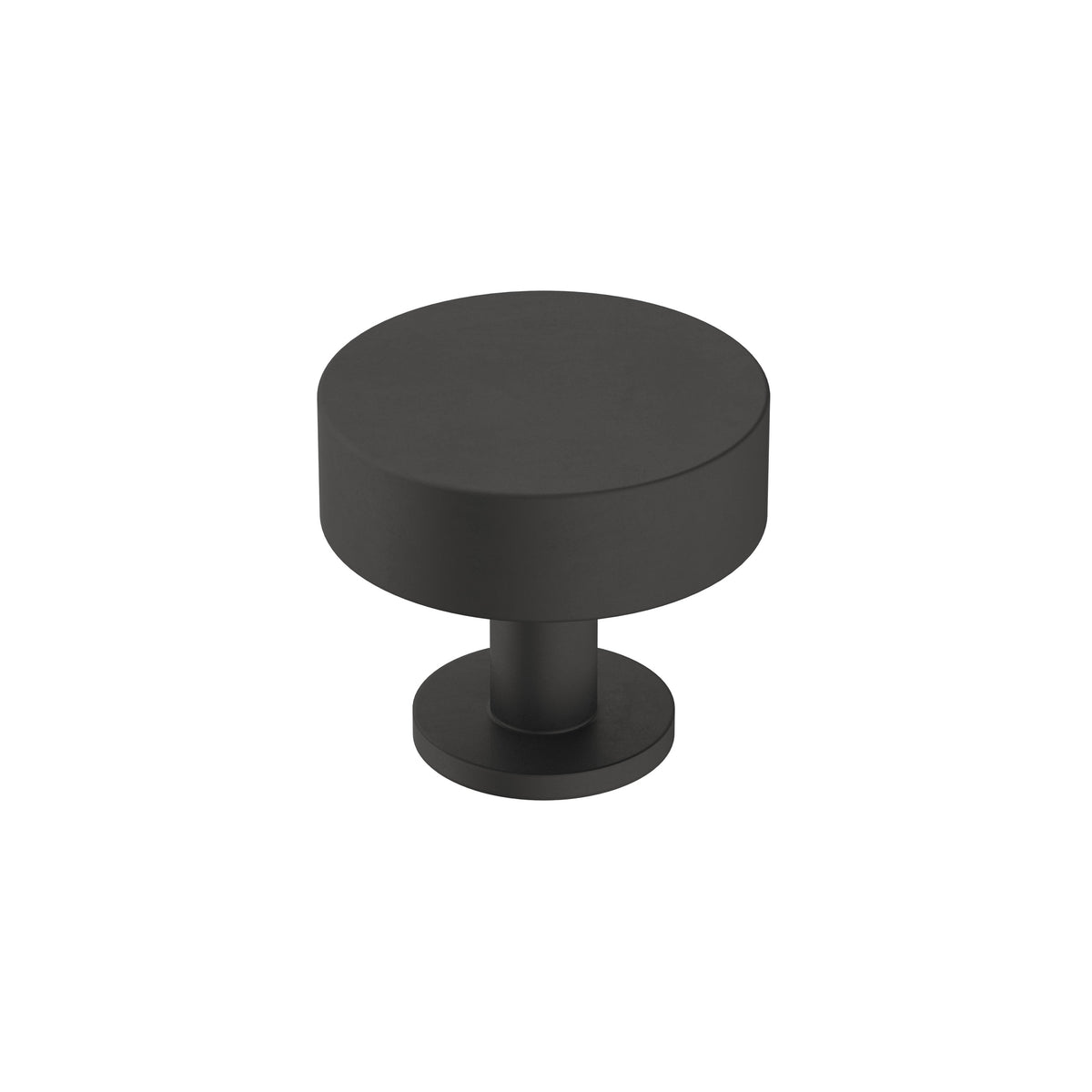 Radius 11/4 inch (32mm) Diameter Matte Black Cabinet Knob
