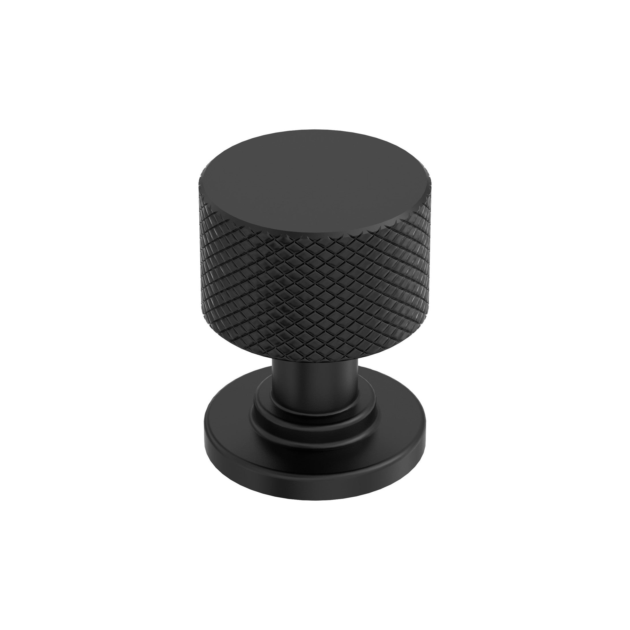 Balata 1 inch (25mm) Diameter Matte Black Cabinet Knob