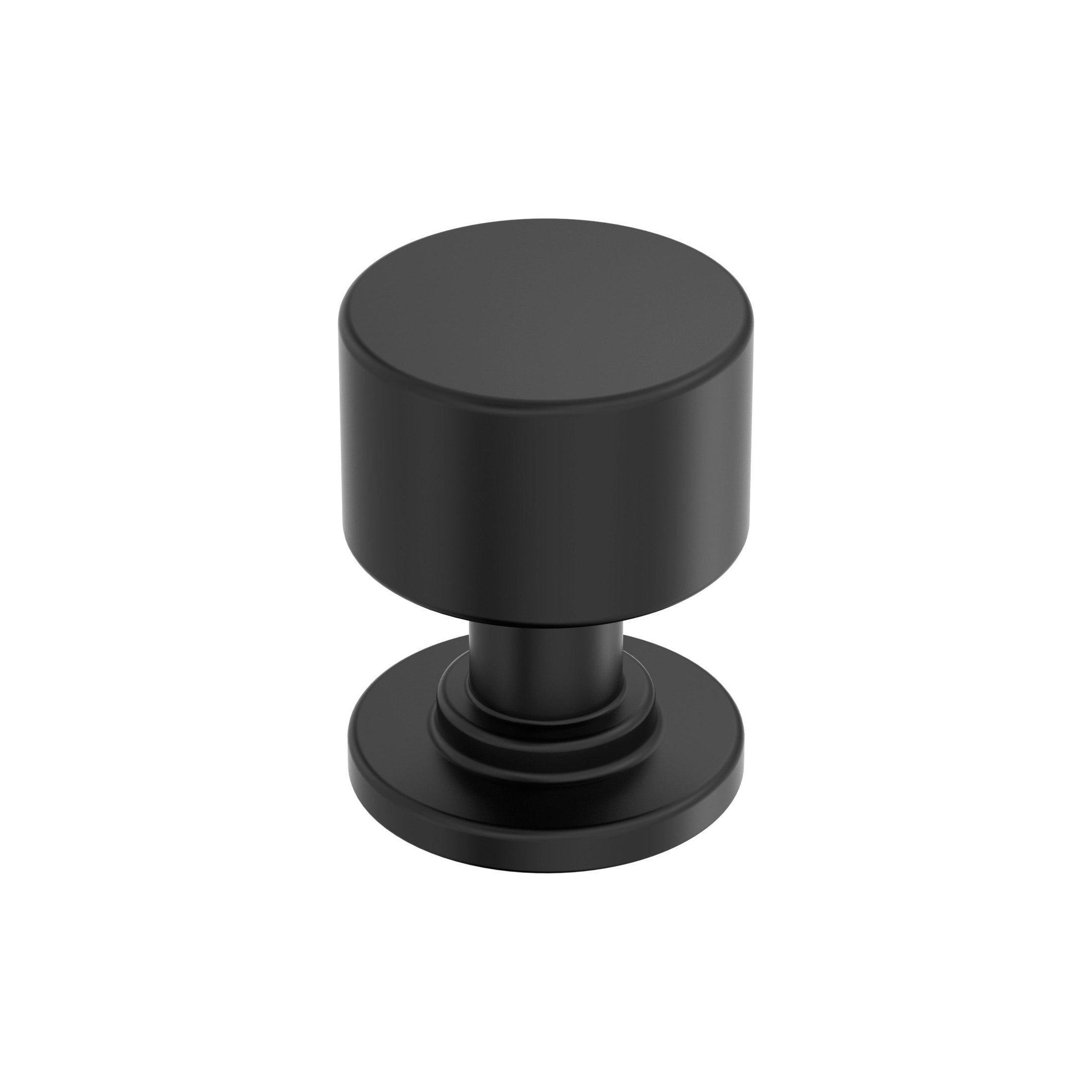 Balon 1 inch (25mm) Diameter Matte Black Cabinet Knob