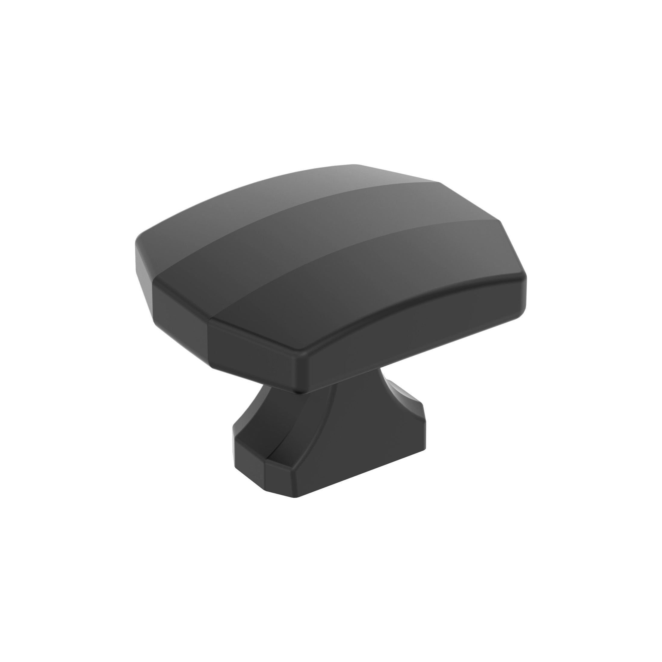 Bellamy 11/2 inch (38mm) Length Matte Black Cabinet Knob