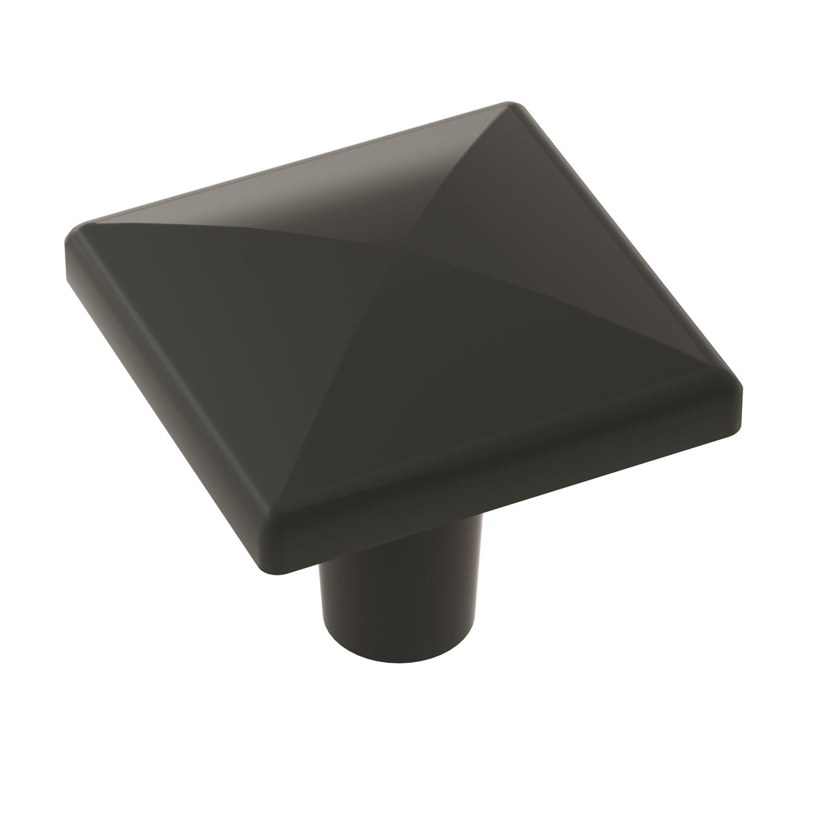 Extensity 11/2 inch (38mm) Length Matte Black Cabinet Knob
