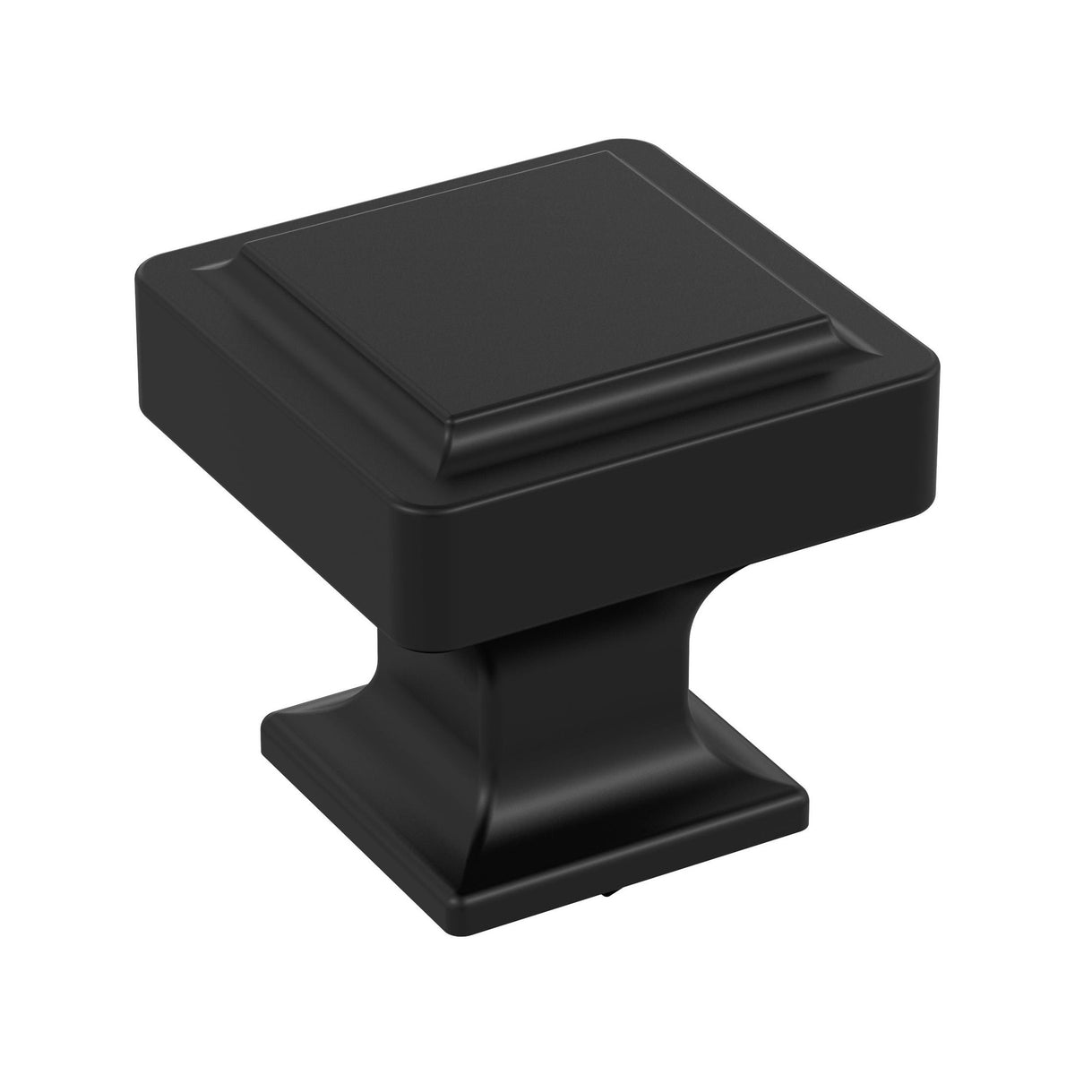 Eleva 13/16 inch (30mm) Length Matte Black Cabinet Knob