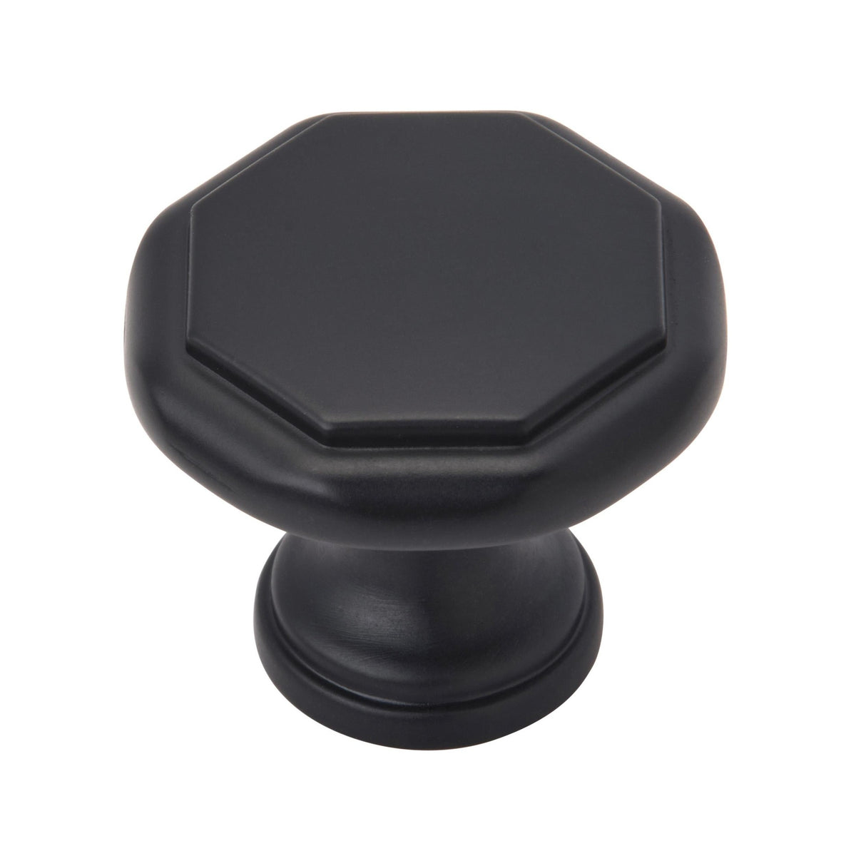 Torrance 13/16 inch (30mm) Length Matte Black Cabinet Knob