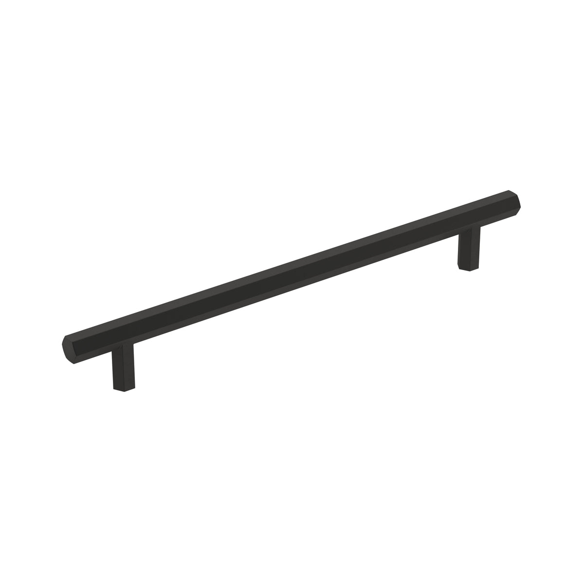 Caliber 79/16 inch (192mm) CentertoCenter Matte Black Cabinet Pull