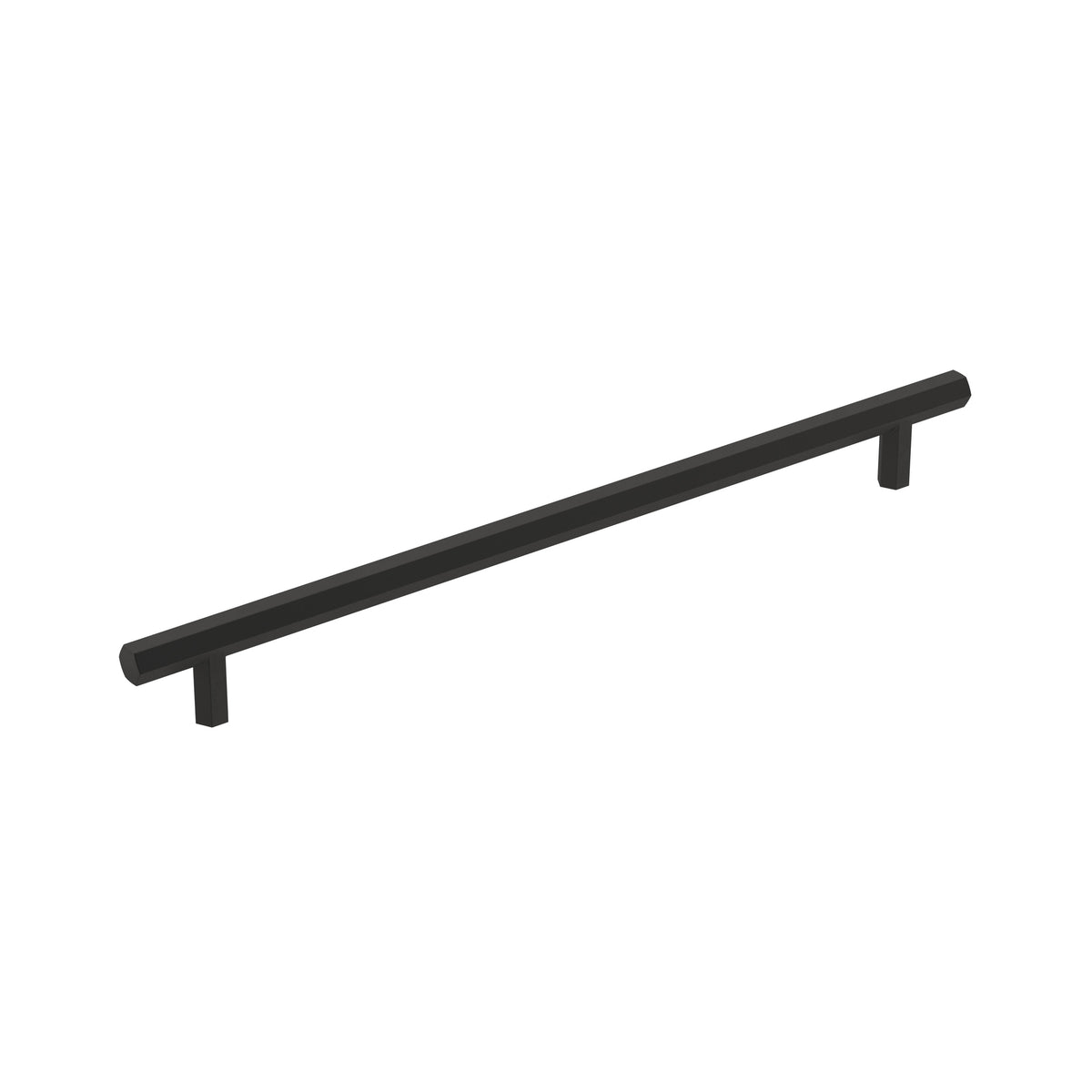 Caliber 101/16 inch (256mm) CentertoCenter Matte Black Cabinet Pull