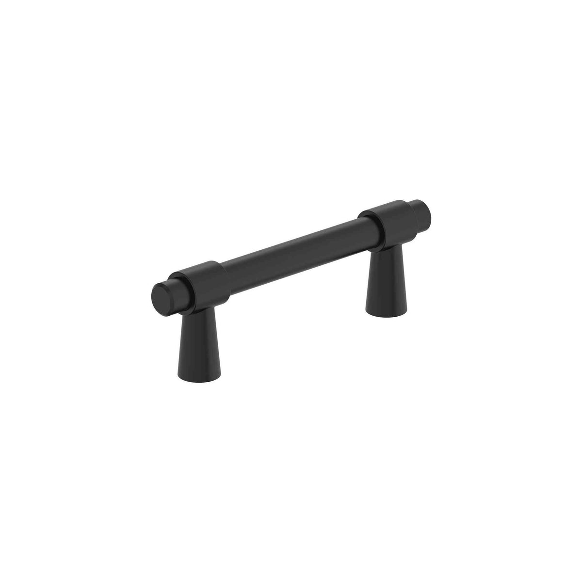 Destine 3 inch (76mm) CentertoCenter Matte Black Cabinet Pull