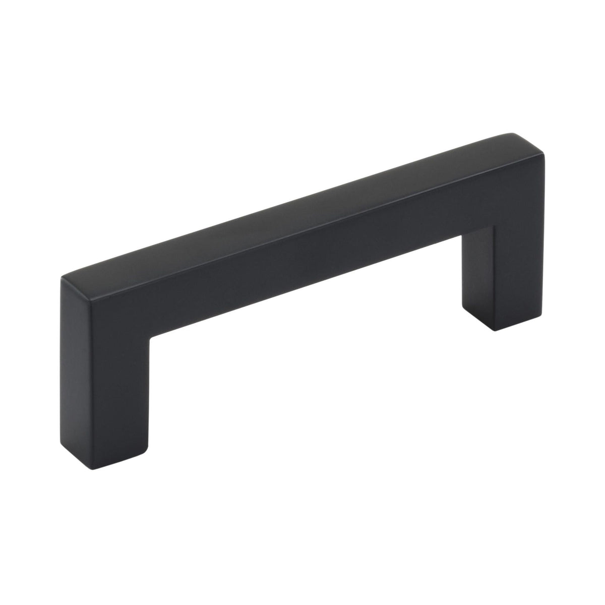 Monument 3 inch (76mm) CentertoCenter Matte Black Cabinet Pull