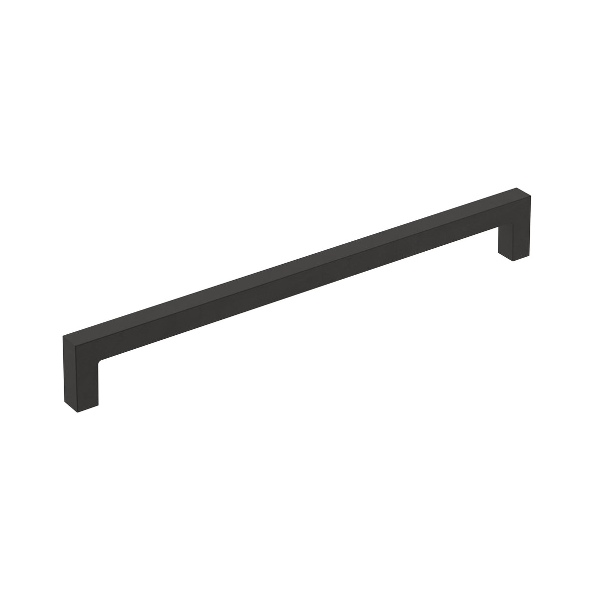 Monument 813/16 inch (224mm) CentertoCenter Matte Black Cabinet Pull