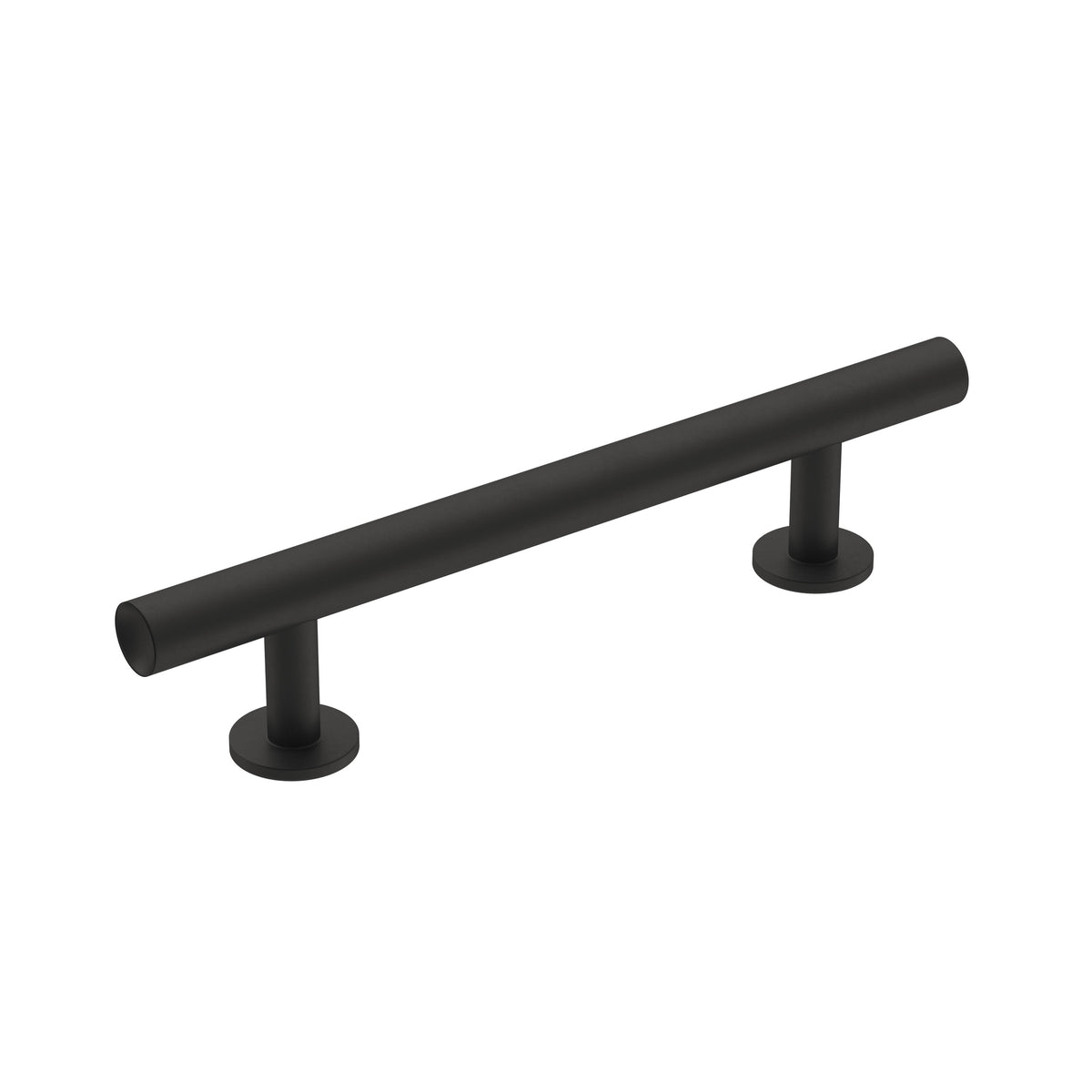 Radius 33/4 inch (96mm) CentertoCenter Matte Black Cabinet Pull