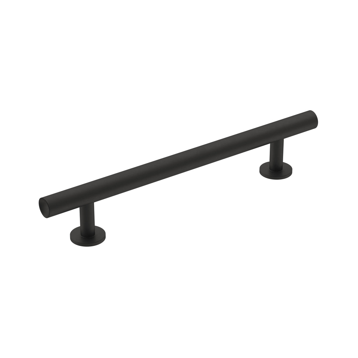 Radius 51/16 inch (128mm) CentertoCenter Matte Black Cabinet Pull