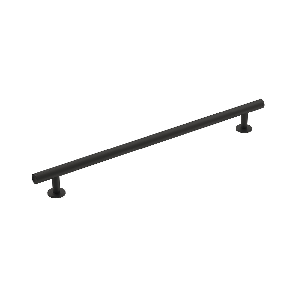 Radius 101/16 inch (256mm) CentertoCenter Matte Black Cabinet Pull