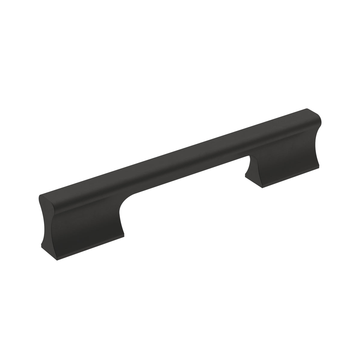 Status 51/16 inch (128mm) CentertoCenter Matte Black Cabinet Pull