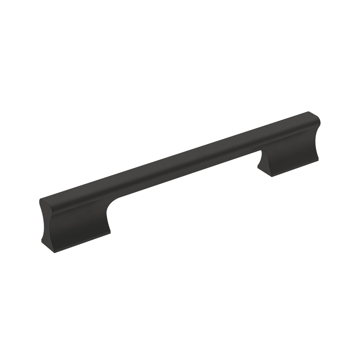 Status 65/16 inch (160mm) CentertoCenter Matte Black Cabinet Pull