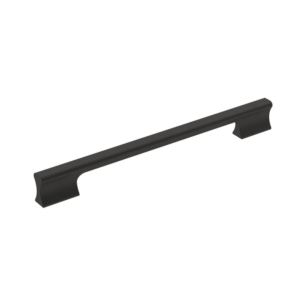 Status 813/16 inch (224mm) CentertoCenter Matte Black Cabinet Pull