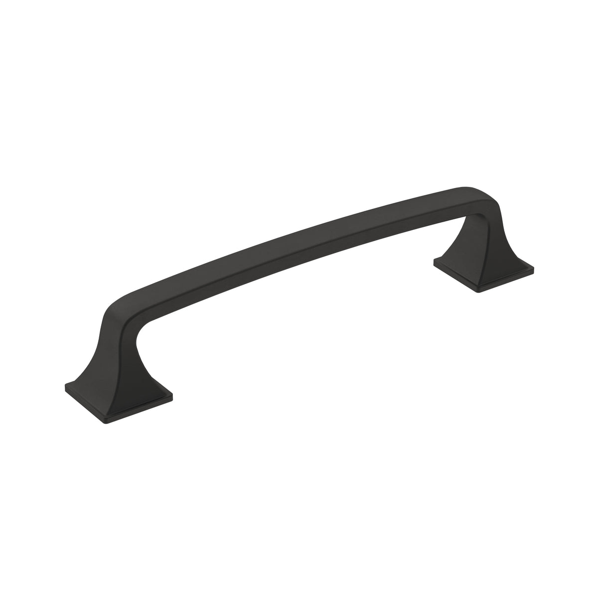 Ville 51/16 inch (128mm) CentertoCenter Matte Black Cabinet Pull