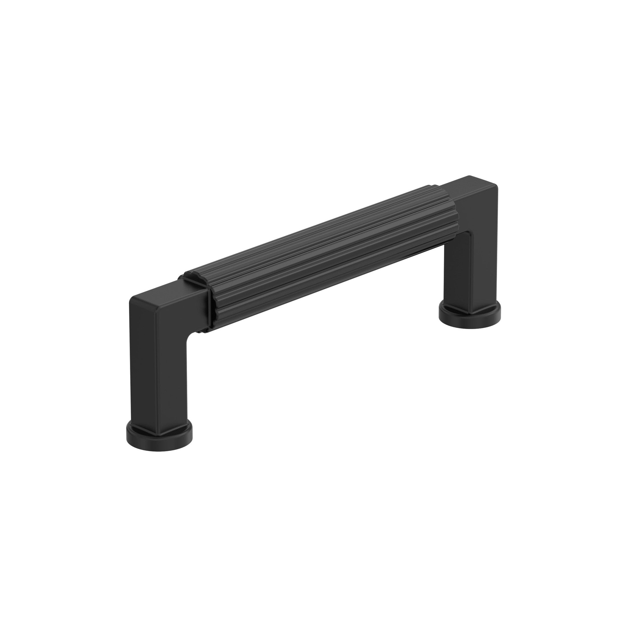 Ballard 33/4 inch (96mm) CentertoCenter Matte Black Cabinet Pull