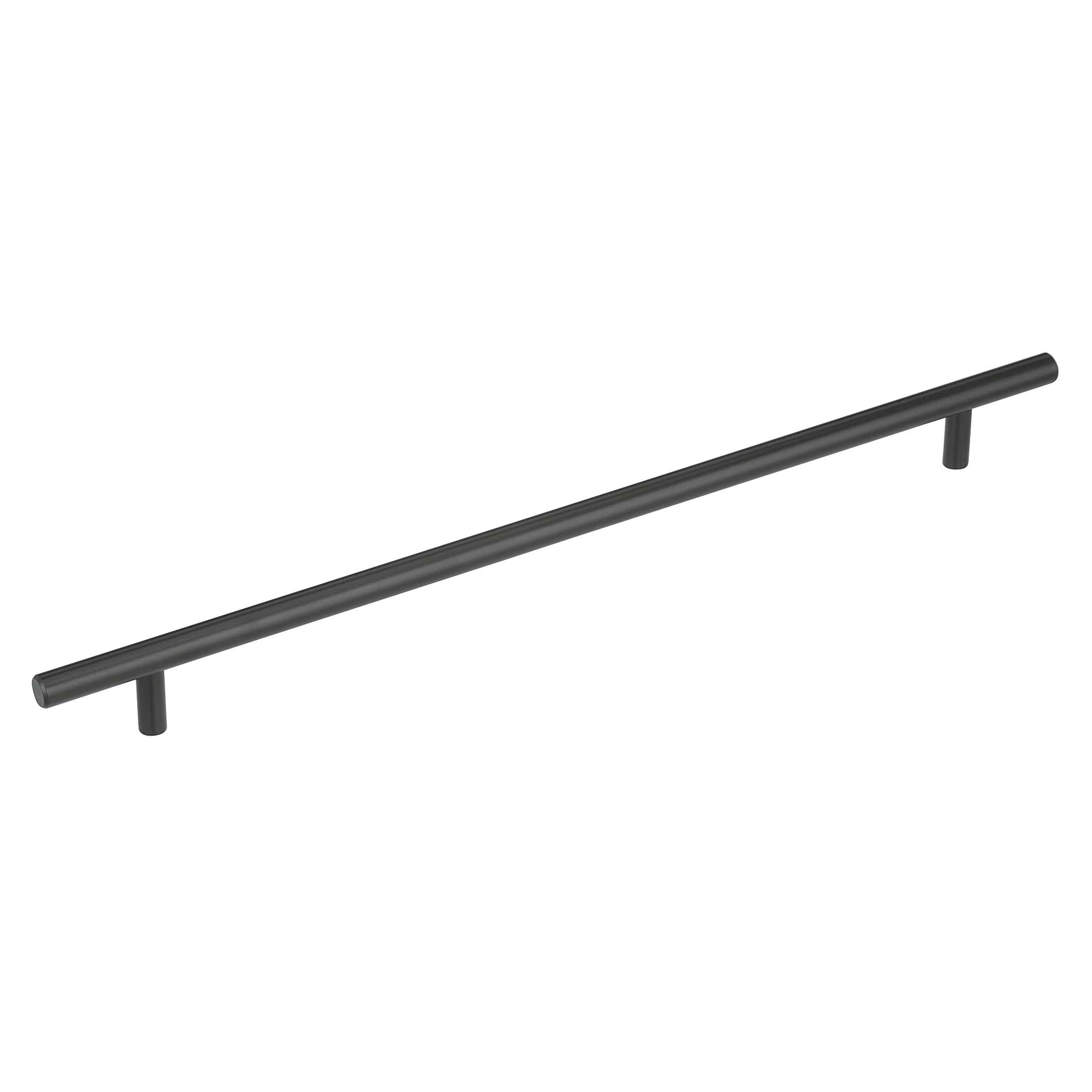 Bar Pulls 125/8 inch (320mm) CentertoCenter Matte Black Cabinet Pull