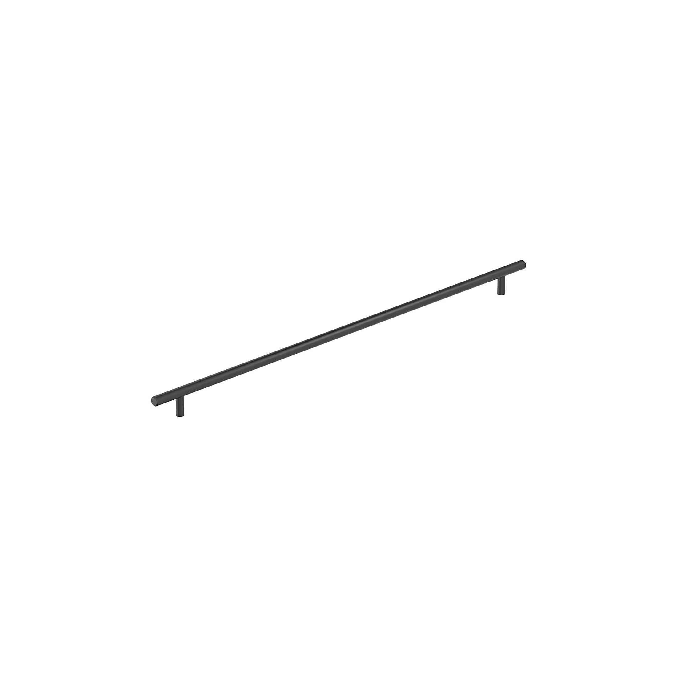 Bar Pulls 217/16 inch (544mm) CentertoCenter Matte Black Cabinet Pull