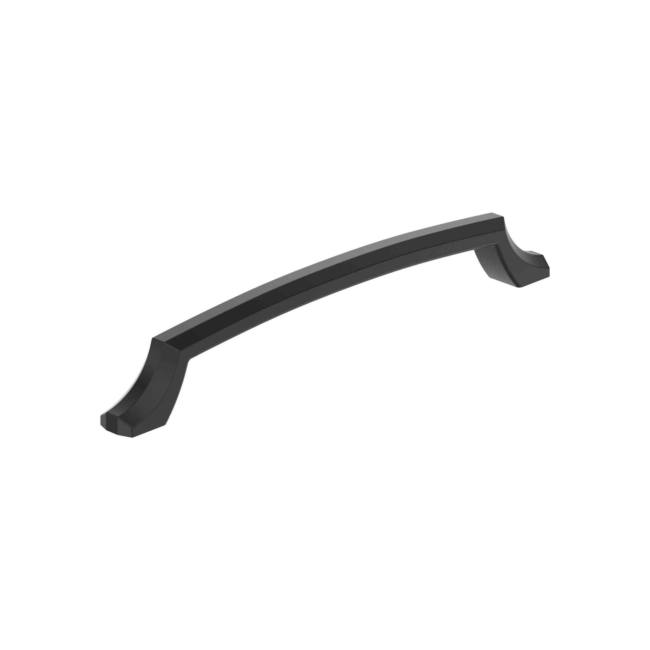 Bellamy 79/16 inch (192mm) CentertoCenter Matte Black Cabinet Pull