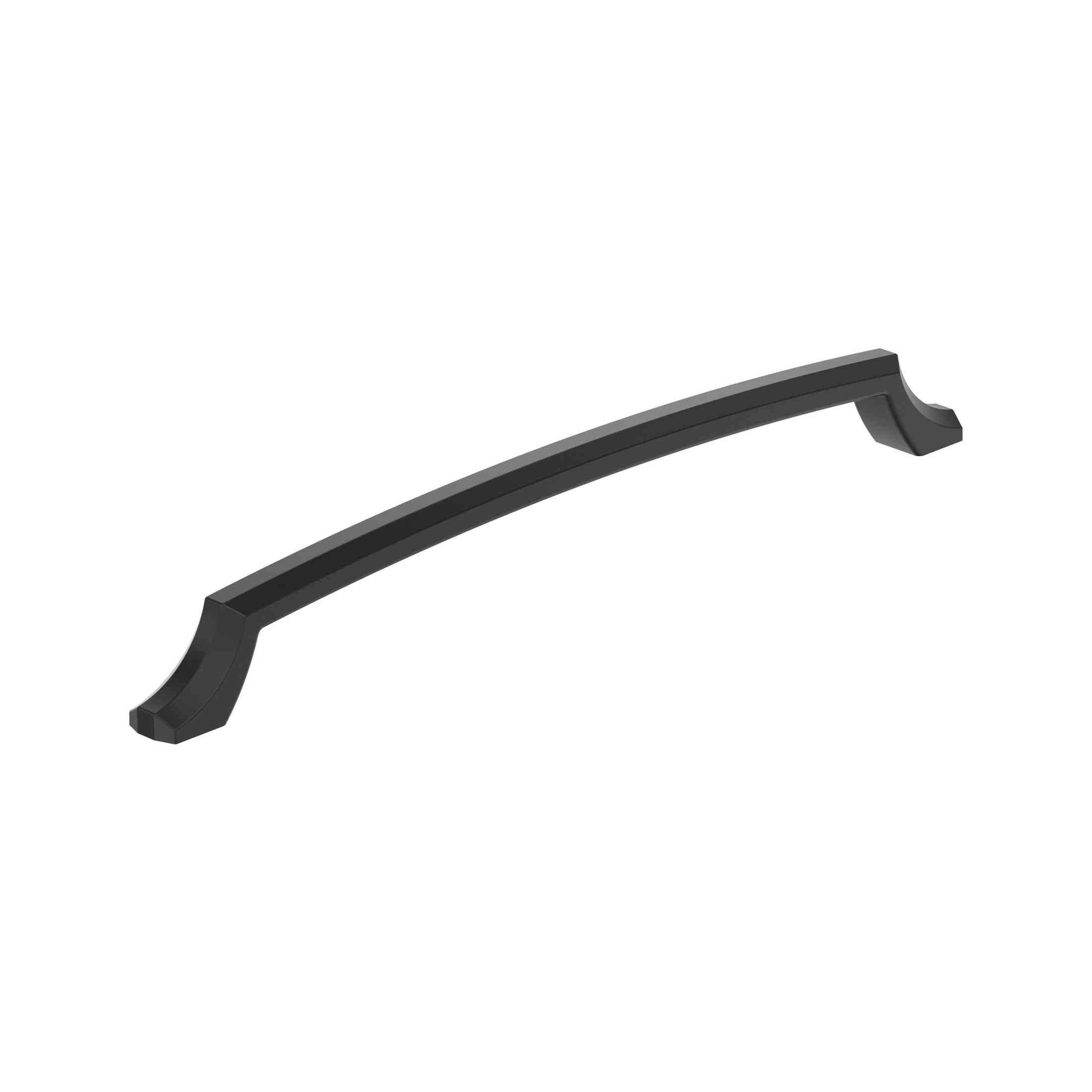Bellamy 101/16 inch (256mm) CentertoCenter Matte Black Cabinet Pull