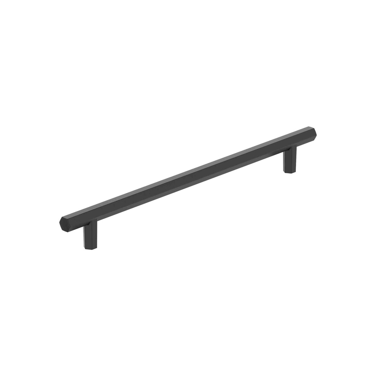 Caliber 813/16 inch (224mm) CentertoCenter Matte Black Cabinet Pull
