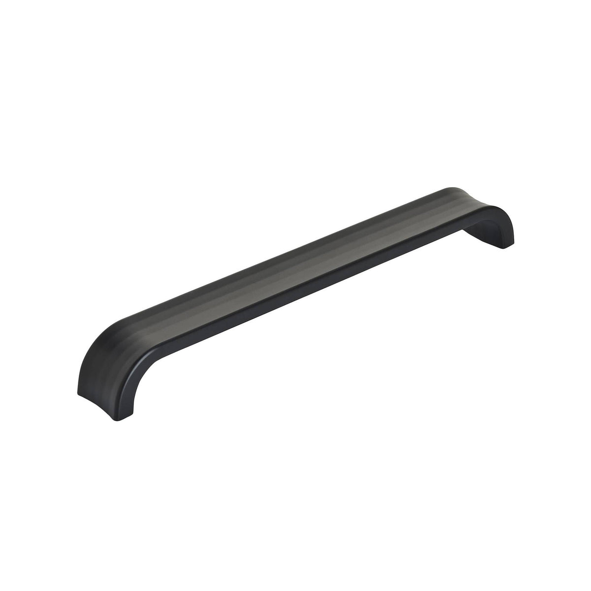 Concentric 79/16 inch (192mm) CentertoCenter Matte Black Cabinet Pull