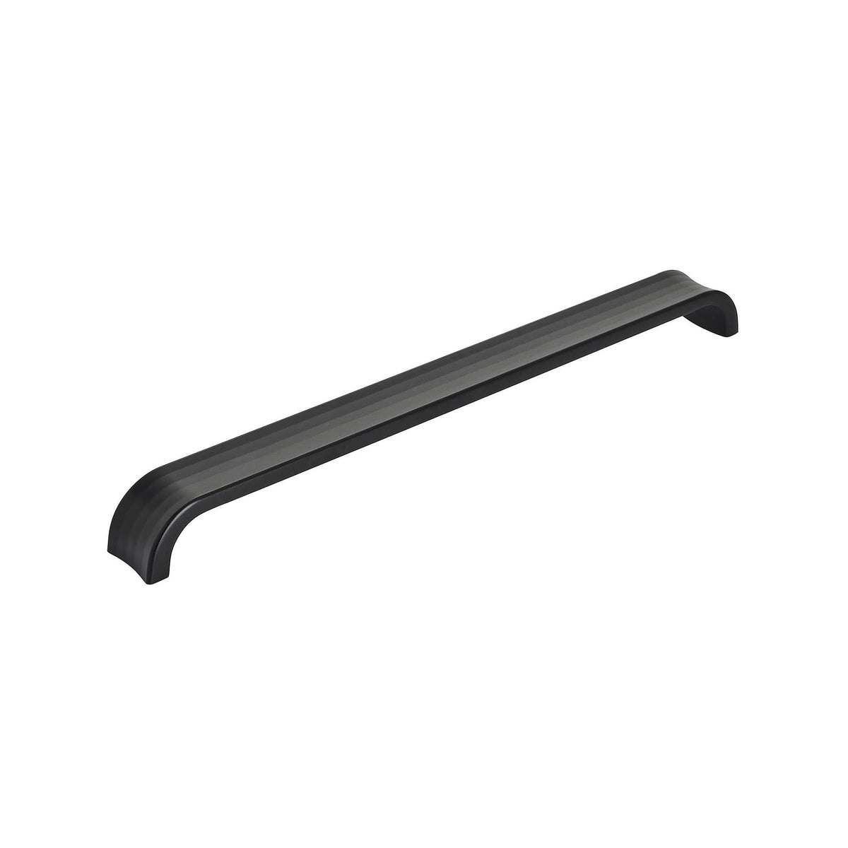Concentric 101/16 inch (256mm) CentertoCenter Matte Black Cabinet Pull