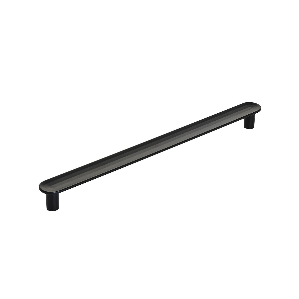 Concentric 79/16 inch (192mm) CentertoCenter Matte Black Cabinet Pull