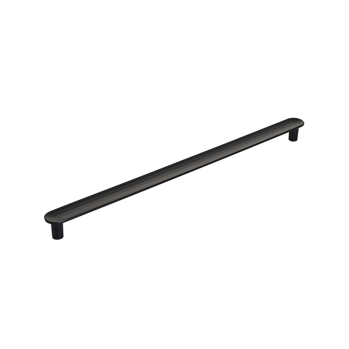 Concentric 101/16 inch (256mm) CentertoCenter Matte Black Cabinet Pull