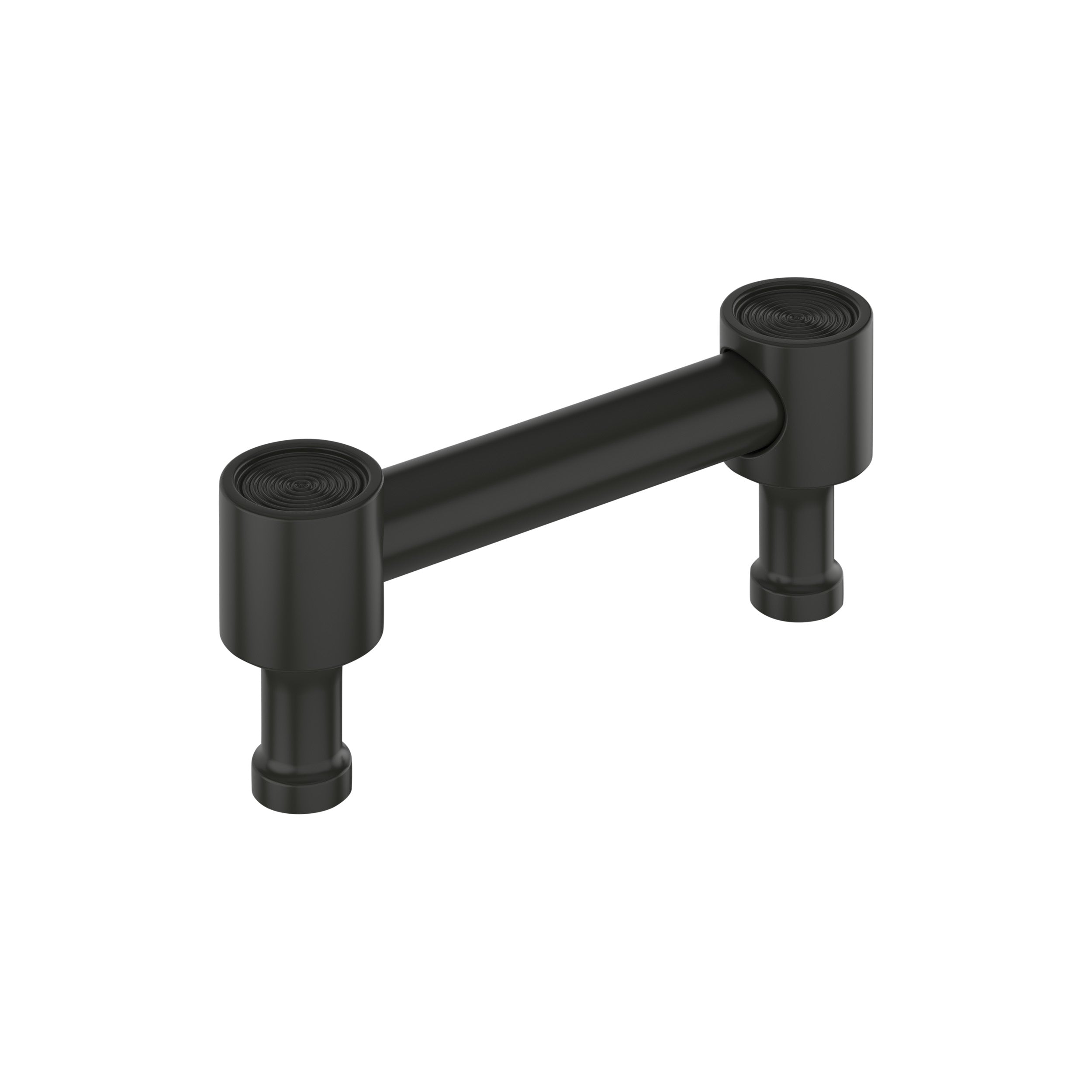 Dupont Circle 3 inch (76mm) Center-to-Center Matte Black Cabinet Pull