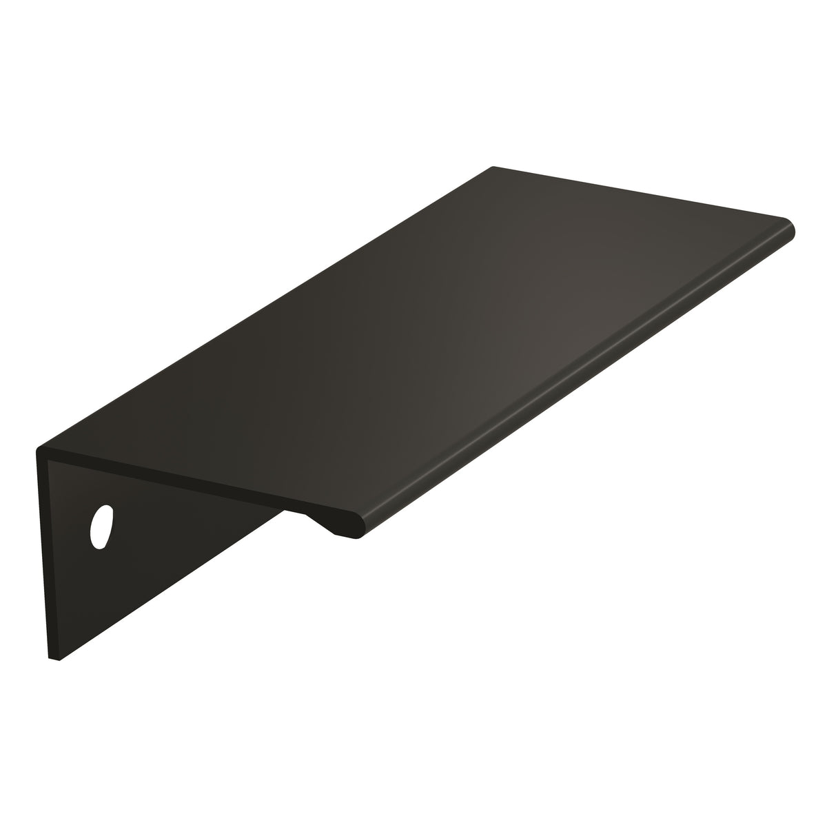 Edge Pulls 3 inch (76mm) CentertoCenter Matte Black Cabinet Edge Pull