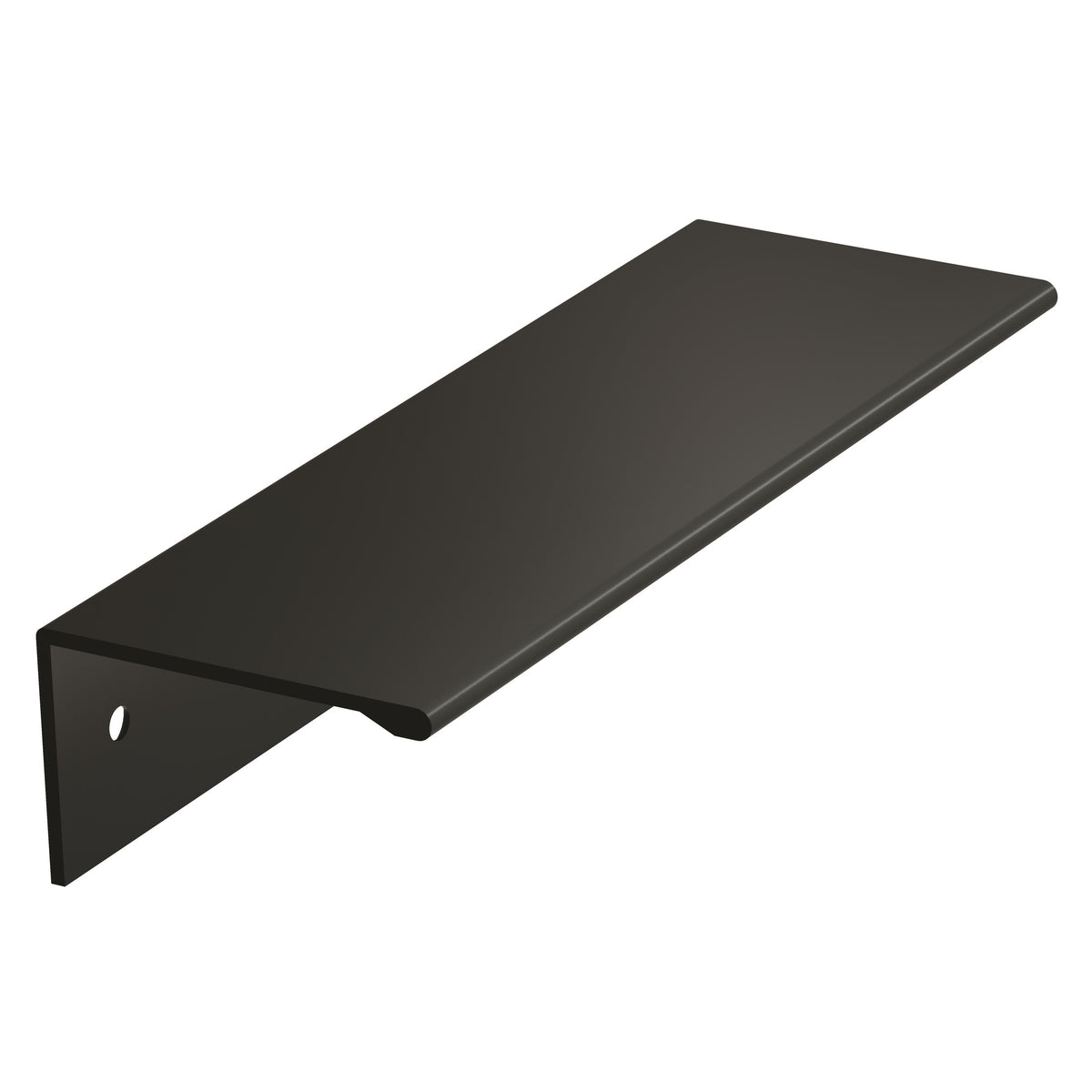 Edge Pulls 33/4 inch (96mm) CentertoCenter Matte Black Cabinet Edge Pull