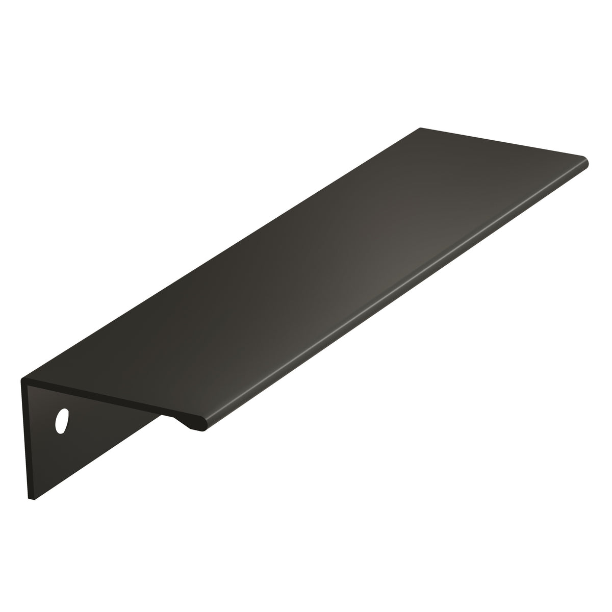 Edge Pulls 51/16 inch (128mm) CentertoCenter Matte Black Cabinet Edge Pull
