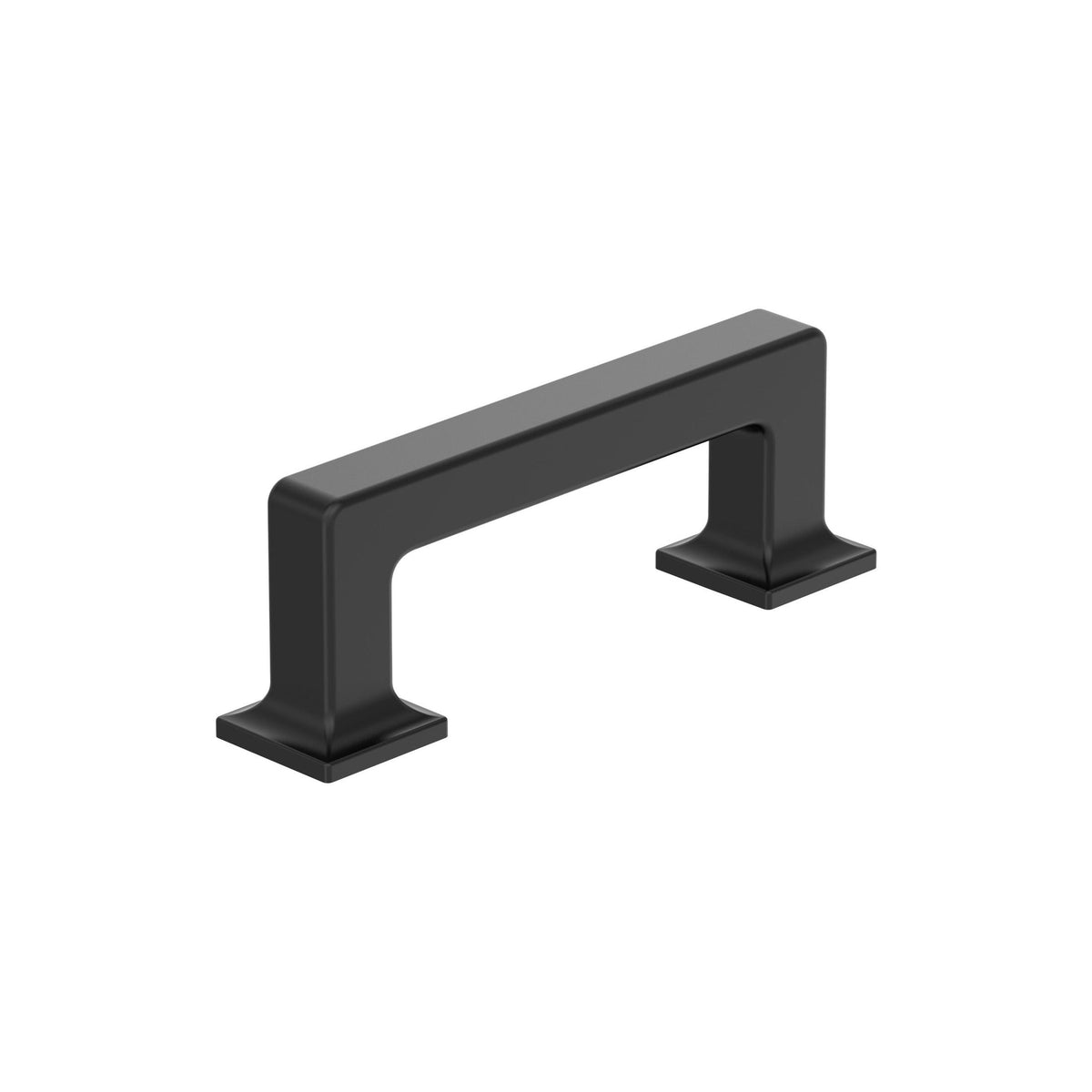 Lintel 3 inch (76mm) CentertoCenter Matte Black Cabinet Pull